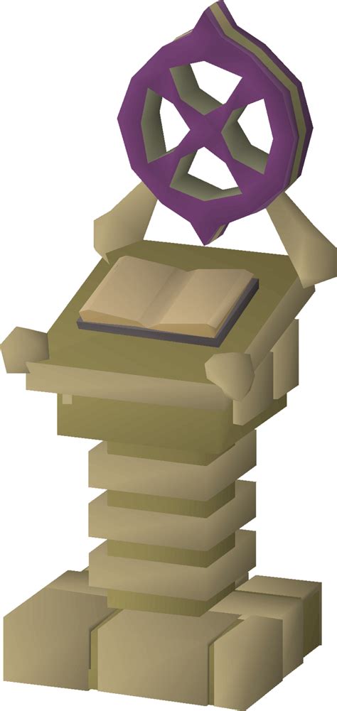Osrs lectern - An eagle lectern is built in the study of a player-owned house. Lecterns allow players to store spells in spell tablets for later use. When a tablet is broken, the spell is released as if the player had normally cast the spell, although the animation is different. Experience is given to the player who creates the tablet, not the player who breaks it. An eagle lectern …